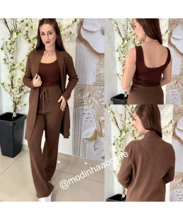 Conjunto Izadora Marrom